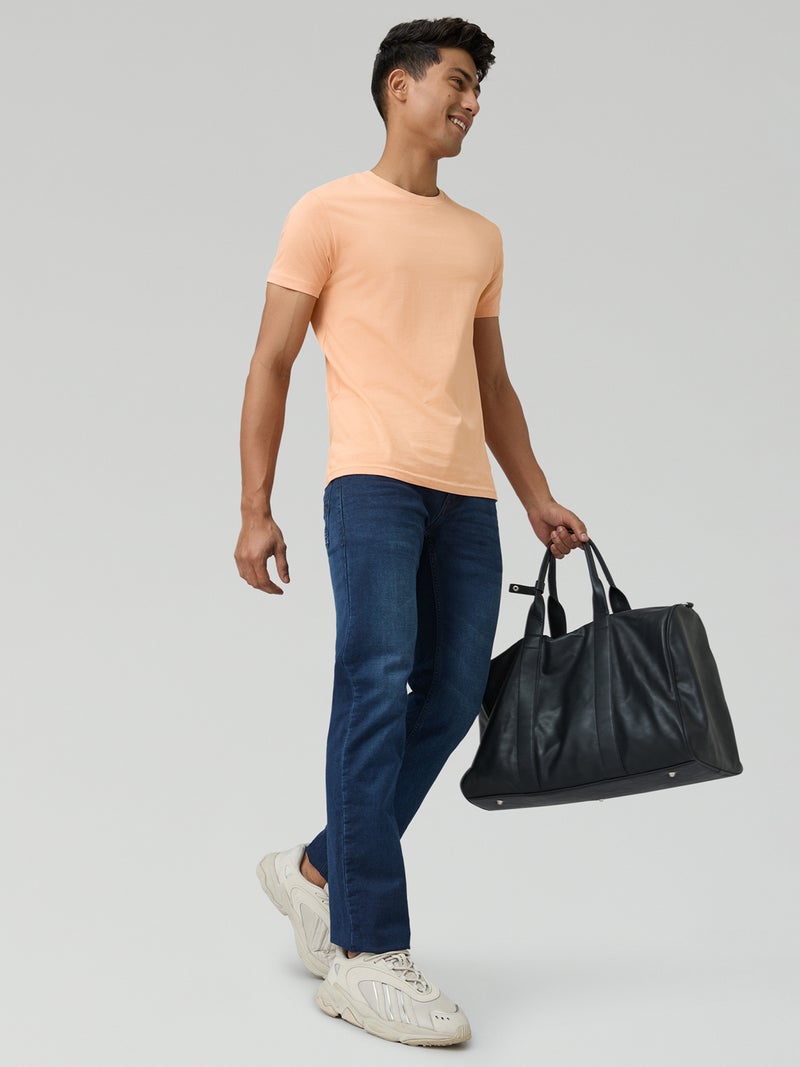 اكس واي اكس اكس تي شيرت رجالي من القطن بقصّة عادية ورقبة دائرية من XYXX - Image 3