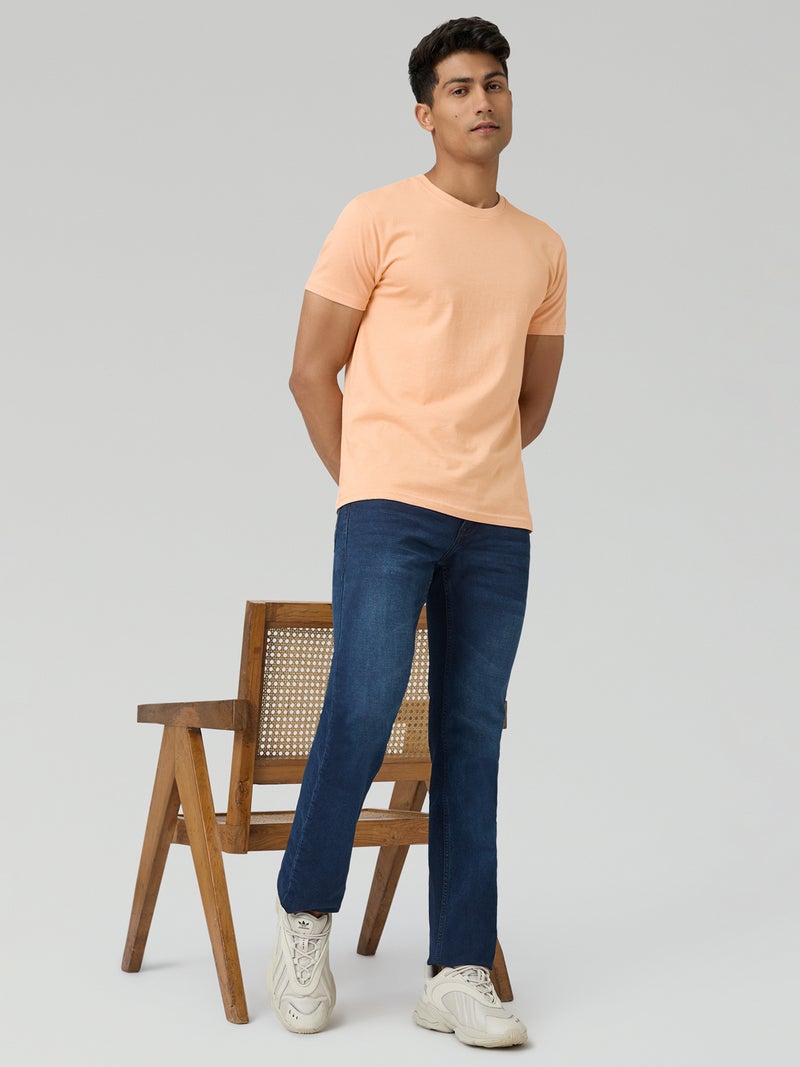 اكس واي اكس اكس تي شيرت رجالي من القطن بقصّة عادية ورقبة دائرية من XYXX - Image 5