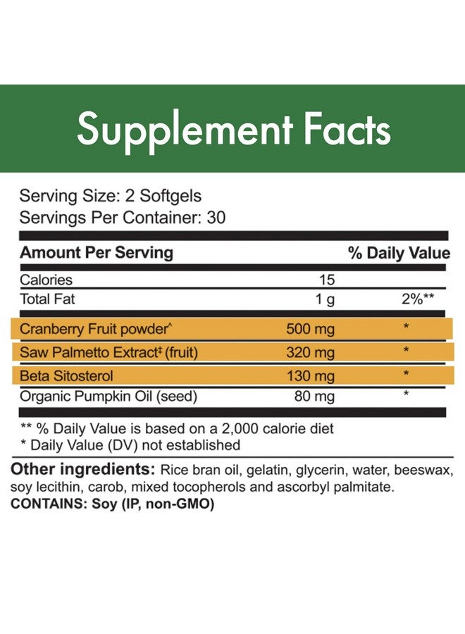 stop aging now Stop Aging Now OptiProstate Ultra with Saw Palmetto & Beta Sitosterol (1-Pack) - Image 3
