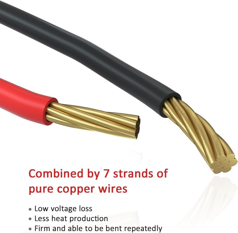 DiCUNO 200 قطعة 12 فولت ثنائية ضوئية مسبقة التوصيل 5 مم، ثنائيات ضوئية LED فائقة السطوع بطول 9.4 بوصة (10 ألوان × 20 قطعة) مجموعة ألوان متنوعة في صندوق لمشاريع تجارب العلوم الدائرية، مشاريع الإضاءة DIY - Image 4