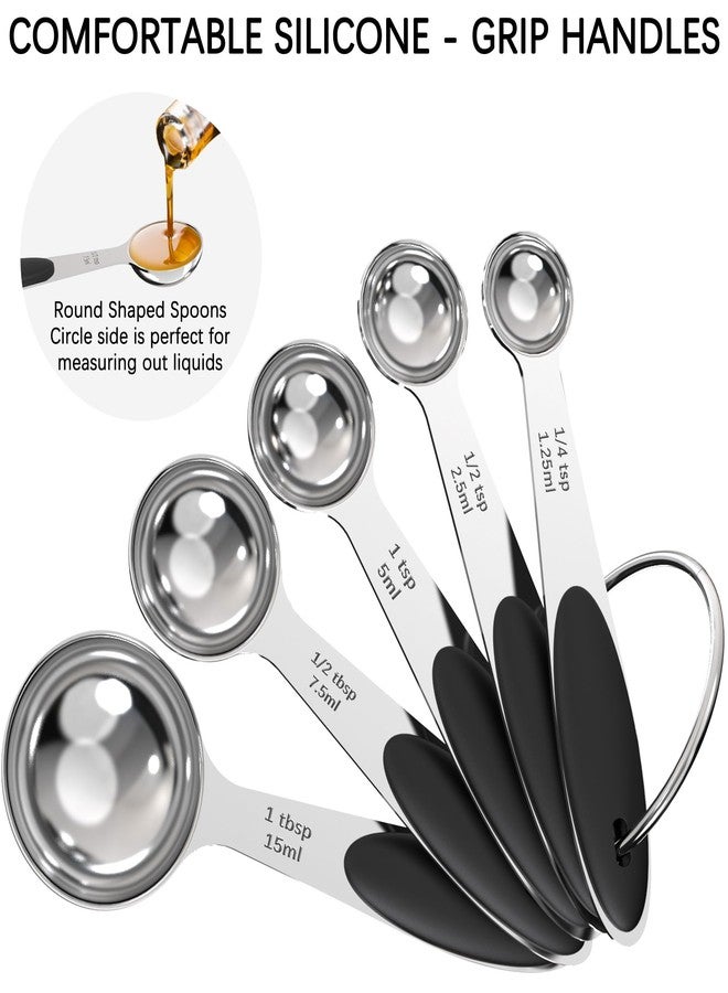TILUCK Measuring Cups and Spoons Set, Stainless Steel, Kitchen Utensils for Cooking and Baking (10) - Image 4