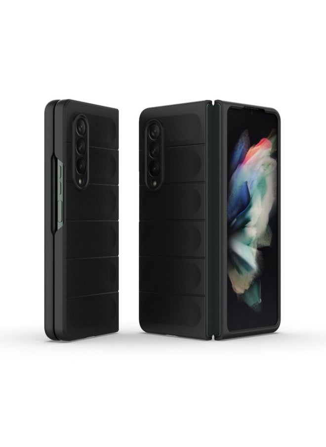 Generic Case Cover For Samsung Galaxy Z Fold3 5G Magic Shield Fold PC Shockproof Phone Case Black 