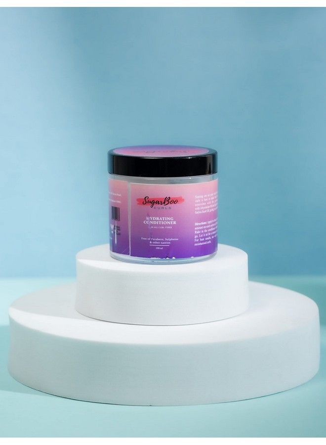 SugarBoo Curls Hydrating Conditioner (100Ml) For Dry Frizzy Wavy Curly Hair. Vegan & Cg Friendly. No Parabens Sulphates & Other Nasties - Image 4