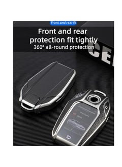 OUYoo OUYoo For BMW LCD Screen Key Fob Cove,Soft TPU Key Fob Cover Case Compatible with BMW 5 Series 528Li 530Li 540Li G30 G31 6 Series GT G11 G12 7 Series 740 X3 G01 i8(Green)  - Image 5
