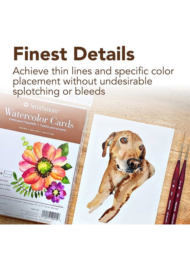 Strathmore 400 Series Watercolor Cards, Cold Press, 5x6.875 inches, 6 Pack, Envelopes Included - Image 4