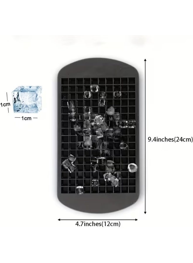 Goolsky Silicone Ice Cube Trays, 160 Grids Ice Cube Molds Easy Release Crushed Ice Cube for Chilling, Flexible Stackable And Durable Soft Mold Storage Containers, Beverage Cooling, Chilling Cubes, Spacesaving Tray, Compact Design, Nontoxic Material, Flexible Tray, Freezer Storage, Small Ice Cubes, Beverage Lovers, Kitchen Organizers - Image 4