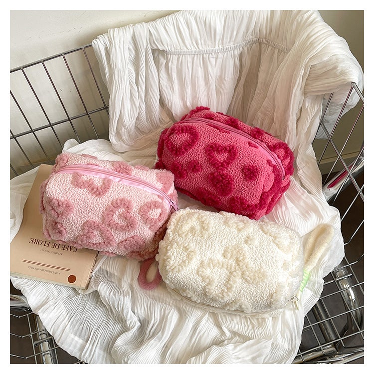 Plush Cosmetic Bag - Image 1