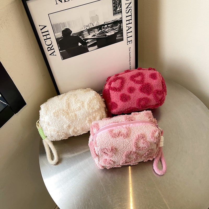 Plush Cosmetic Bag - Image 2