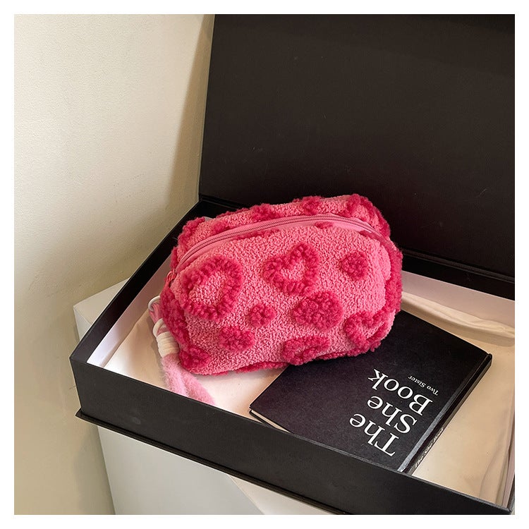 Plush Cosmetic Bag - Image 4