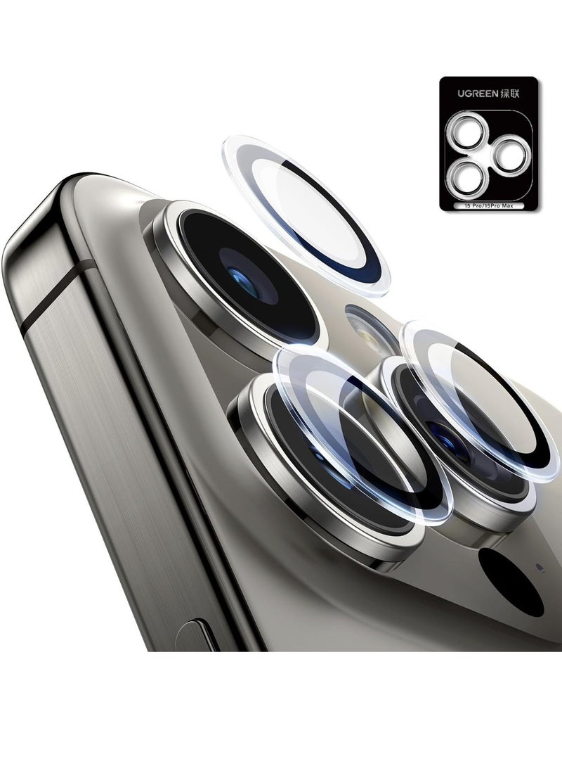 Raxoom iPhone 15 Pro/15 Pro Max Camera Lens Protectorã€HD Clear Anti-Glareã€‘ã€Case Friendlyã€‘Ultra-thin 9H Tempered Glass, Scratch-Resistant, Individual Lens Protector for iPhone 15 Pro/15 Pro Max-1Pack - Image 1