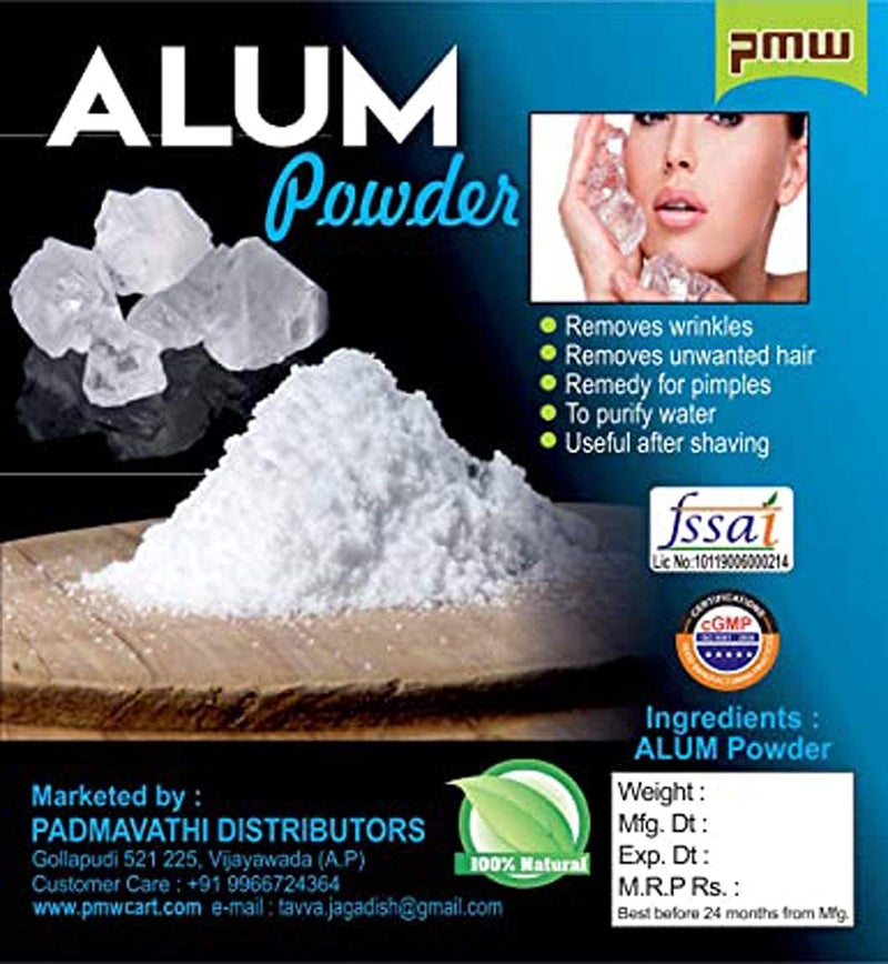 Pmw - Jar Pack - Alum Powder - Grade A Quality - Powder - 250 Grams - Image 2