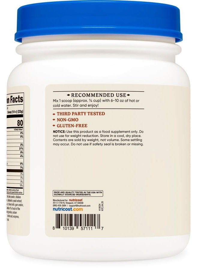 Nutricost Chicken Bone Broth Protein (Chicken Flavored, 20 Servings) - Image 4