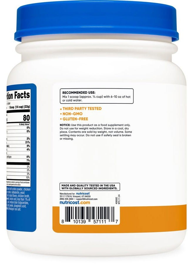 Nutricost Chicken Bone Broth Protein (Chicken Flavored, 20 Servings) - Image 3