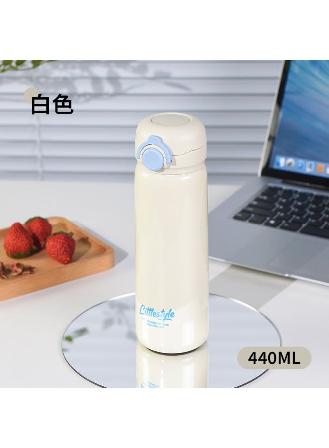 Stainless Steel 304 High Color Value Thermos Universal Male And Female Student Cup Portable Children Drinking Cup Gift
