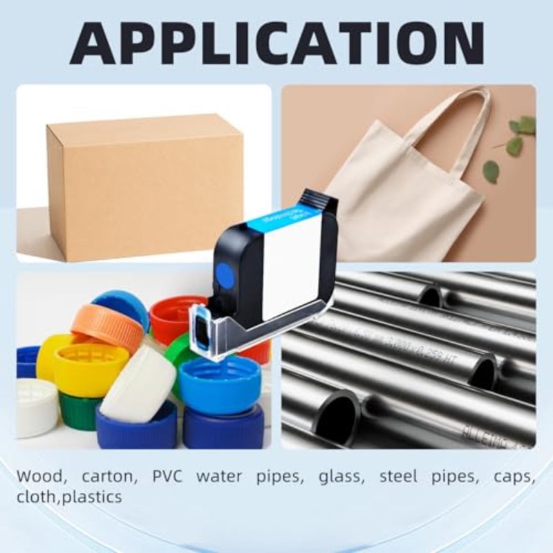 42ml Original Ink Cartridge for Portable Quick Dry Inkjet Printers, Solvent-Based, Vibrant Color, Water Resistant, Compatible with 0.5inch/12.7mm Handheld Coder Models - Image 4