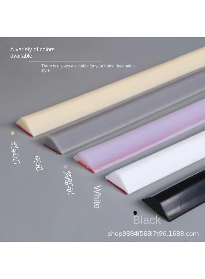 Bluejw Bathroom Water Barrier Sanitary Door Bedroom Door Threshold Bar Shower Room Dry And Wet Separation Waterproof Fixed Waterproof Floor - Image 1