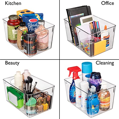 ClearSpace Plastic Storage Bins With lids, 4 Pack – Perfect Pantry Organization and Storage – Fridge Organizer, Pantry Storage Containers and Storage Bins, Cabinet Organizers - Image 5