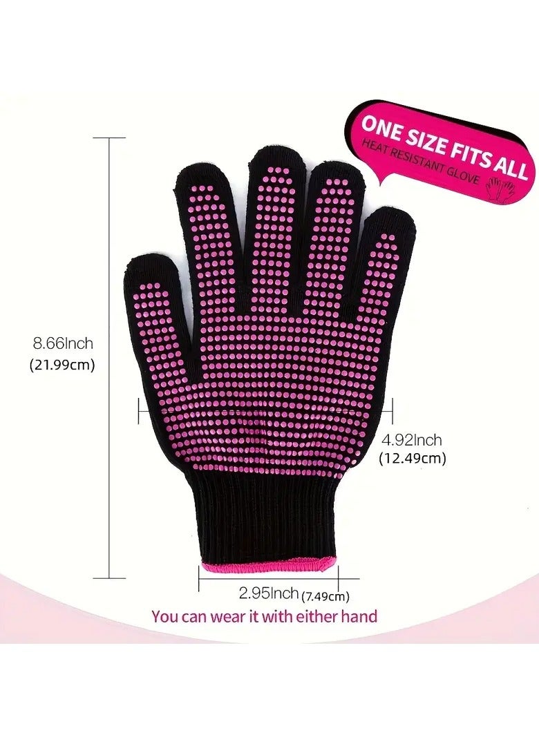 Ucanbe Room Decor 1pc Silicone High Temperature Resistant Glove, Professional Grade Heat-Resistant Glove, for Hot Irons, Direct Heat Brushes, Art & Craft Gloves  - Image 4