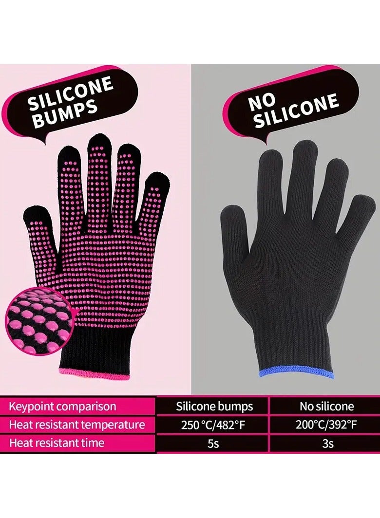 Ucanbe Room Decor 1pc Silicone High Temperature Resistant Glove, Professional Grade Heat-Resistant Glove, for Hot Irons, Direct Heat Brushes, Art & Craft Gloves  - Image 5