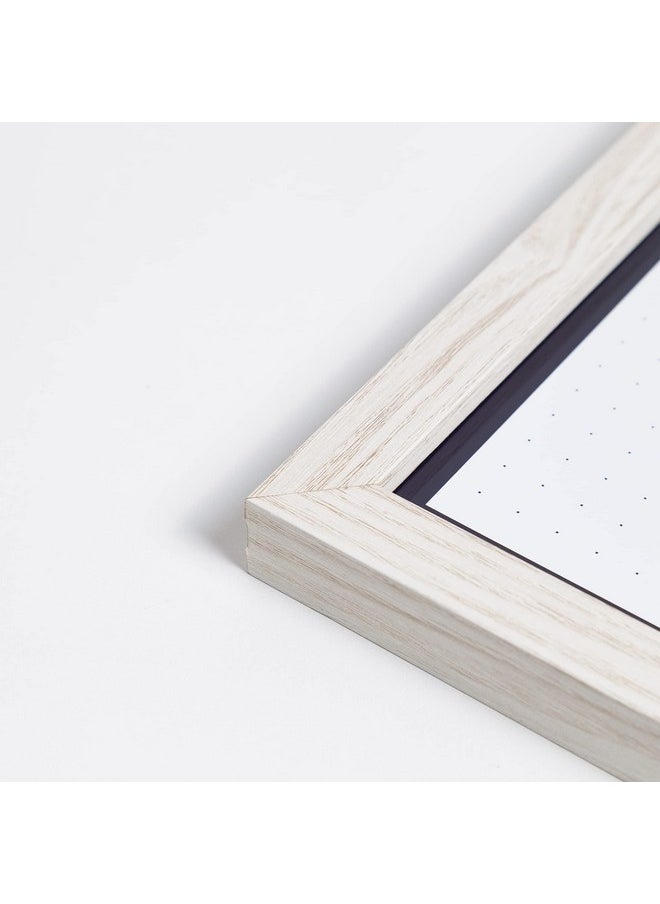 U Brands Rustic Weekly Dry Erase Planner Board, 14 X 14 Inches, Office Supplies, White Wood Frame  - Image 2