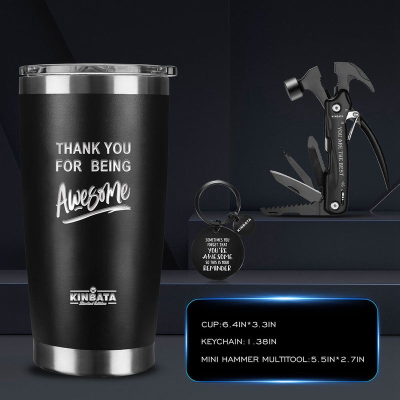 kinbata Thank You Gifts for Men-Valentines Day Best Gifts for Him for Dad from Daughter,Wife,son Birthday Mothers Day Best Gifts Inspirational Gifts for Women,Husband,Grandpa Coworker,Friends Multitools - Image 2