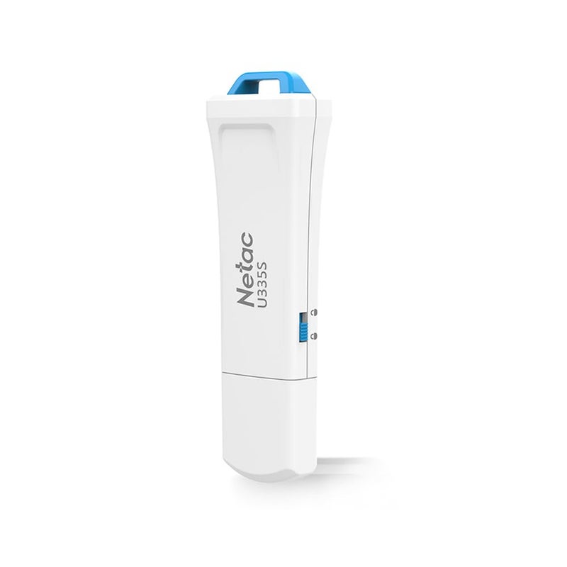 Netac Netac 64GB USB 3.0 Flash Drive Up to 90MB/s Thumb Drive for Data Storage, Pen Drive Write Protection with Push-Pull Design Memory Stick for External Storage Data/Computer/PC/Laptop/Sound-U335S - Image 1