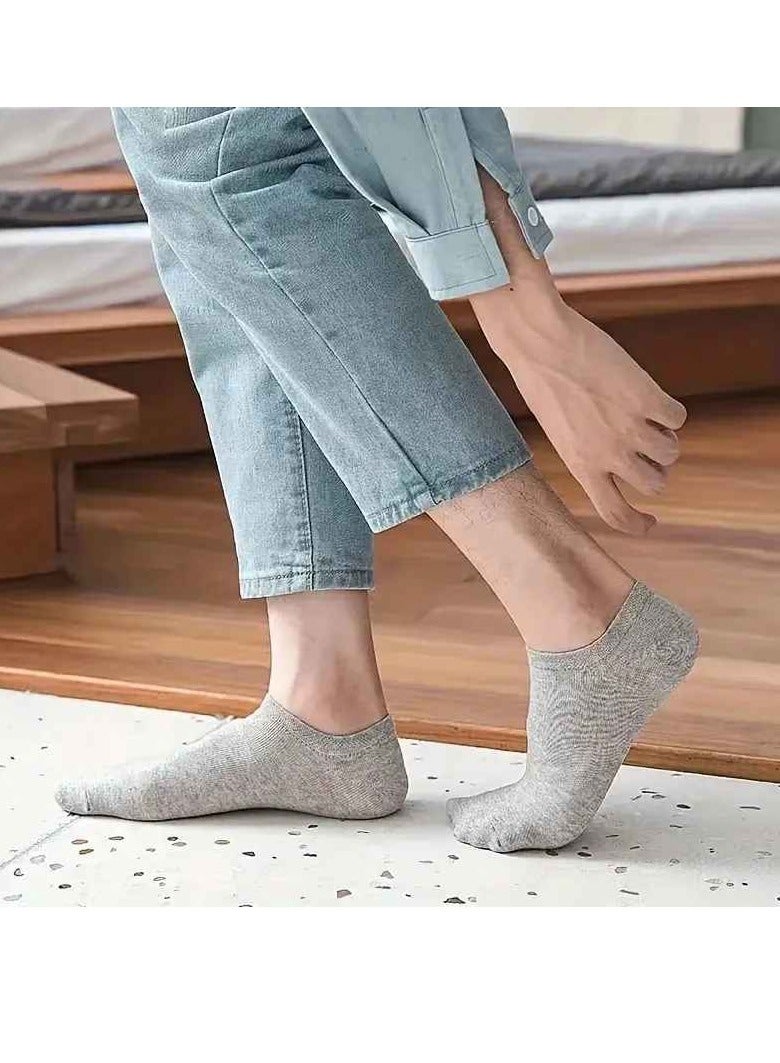Ankle Socks, Breathable And Lightweight Business Dress Short Socks, Super Elastic Soft Polyester Socks, Comfortable Washable Foot Socks For Sports And Daily Wear, (10 Pairs, Black) - Image 3