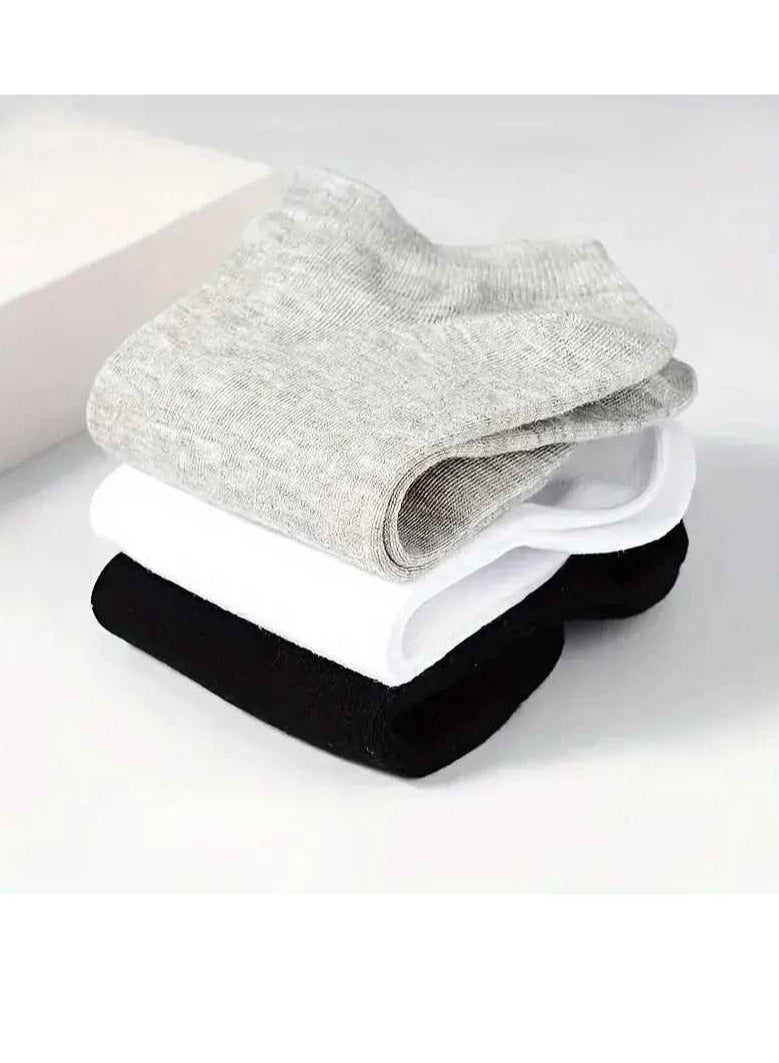 Ankle Socks, Breathable And Lightweight Business Dress Short Socks, Super Elastic Soft Polyester Socks, Comfortable Washable Foot Socks For Sports And Daily Wear, (10 Pairs, Black) - Image 4