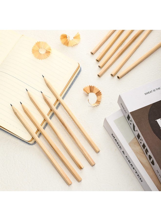 Fumete - Natural Wooden Pencils Hexagonal Grip Pencils Hb Graphite Pencil Pack Wood Pencils For Classroom Office (100 Pieces) - Image 1