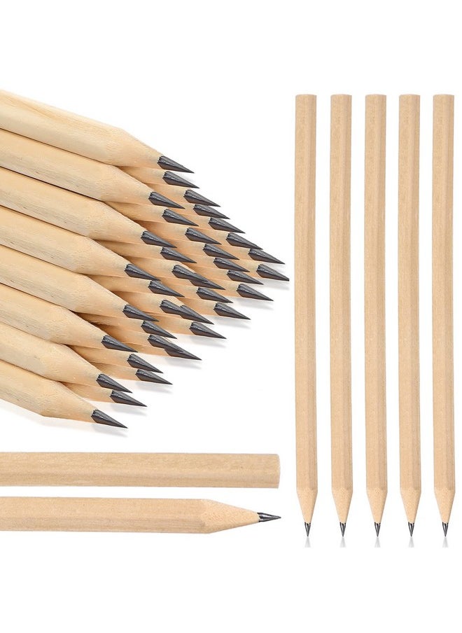 Fumete - Natural Wooden Pencils Hexagonal Grip Pencils Hb Graphite Pencil Pack Wood Pencils For Classroom Office (100 Pieces) - Image 1