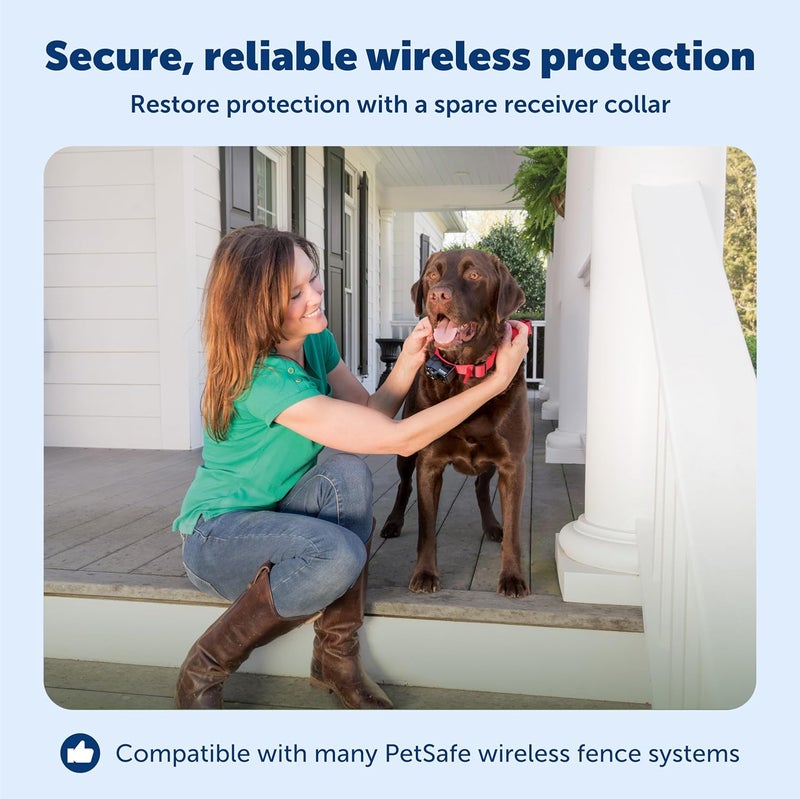 PetSafe Wireless Pet Containment System Receiver Collar - Waterproof & Adjustable with 5 Correction Levels for Dogs 8lbs+ - Image 3