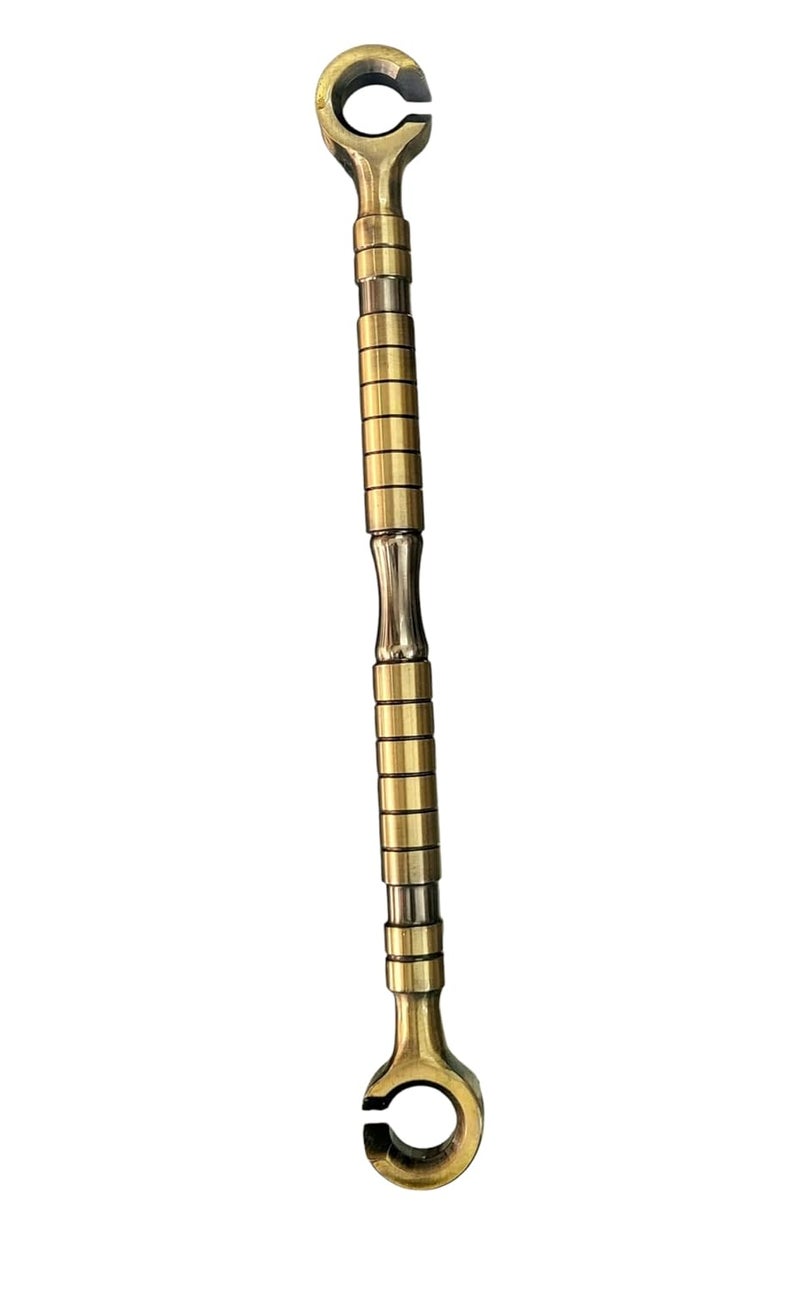 nooks Antique Brass 16mm Finish Swing Accessories Rod Hookh for All Kind of Hammock Swings jhula for Home and Garden Set of 2 - Image 3