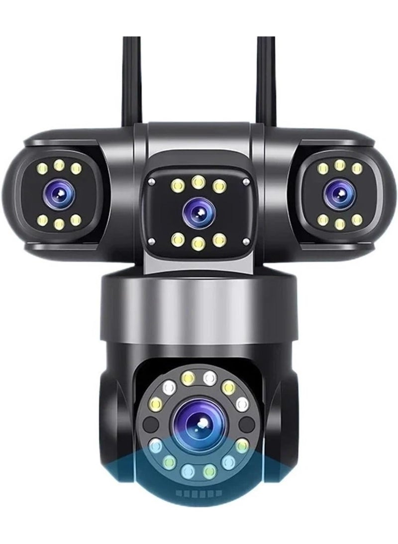 ELTRAZONE HD Wifi Security Camera Outdoor| Four-Lens, AI Tracking,360° PTZ, Full-Color & Infrared Night Vision, IP66 Waterproof, Indoor/Outdoor Surveillance - Image 1