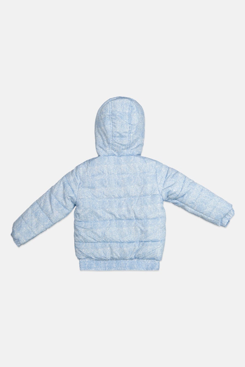 Limited Too Toddlers Girl Quilted Puffer Jacket, Light Blue - Image 2