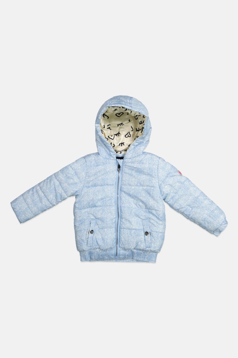 Limited Too Toddlers Girl Quilted Puffer Jacket, Light Blue - Image 1