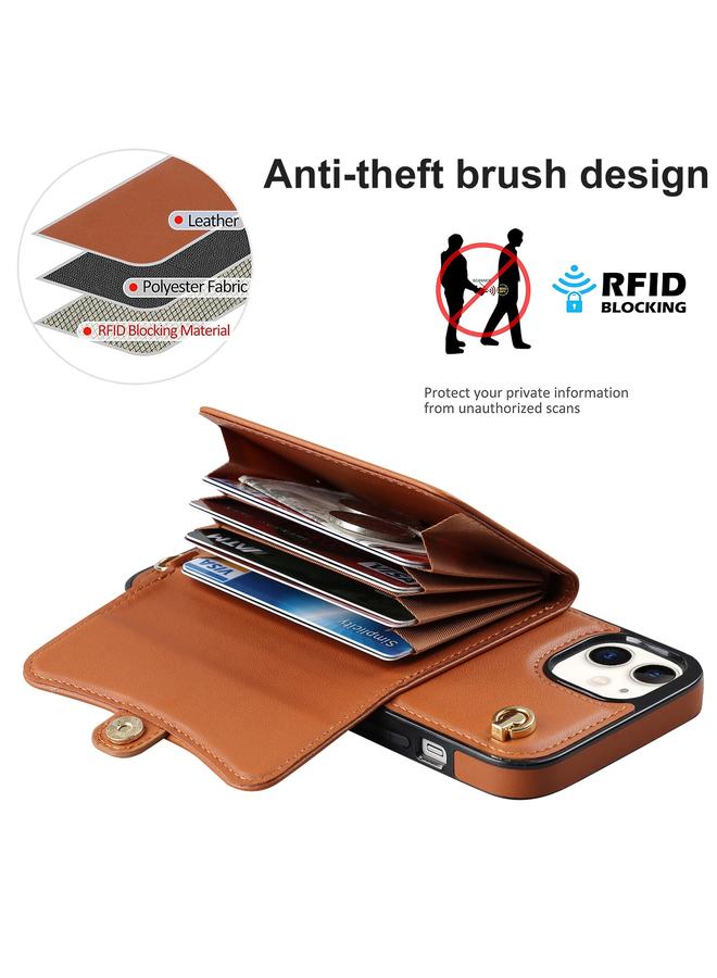 Zaboon Case For iPhone 11 RFID Card Slot Phone Case with Long Lanyard - Image 3