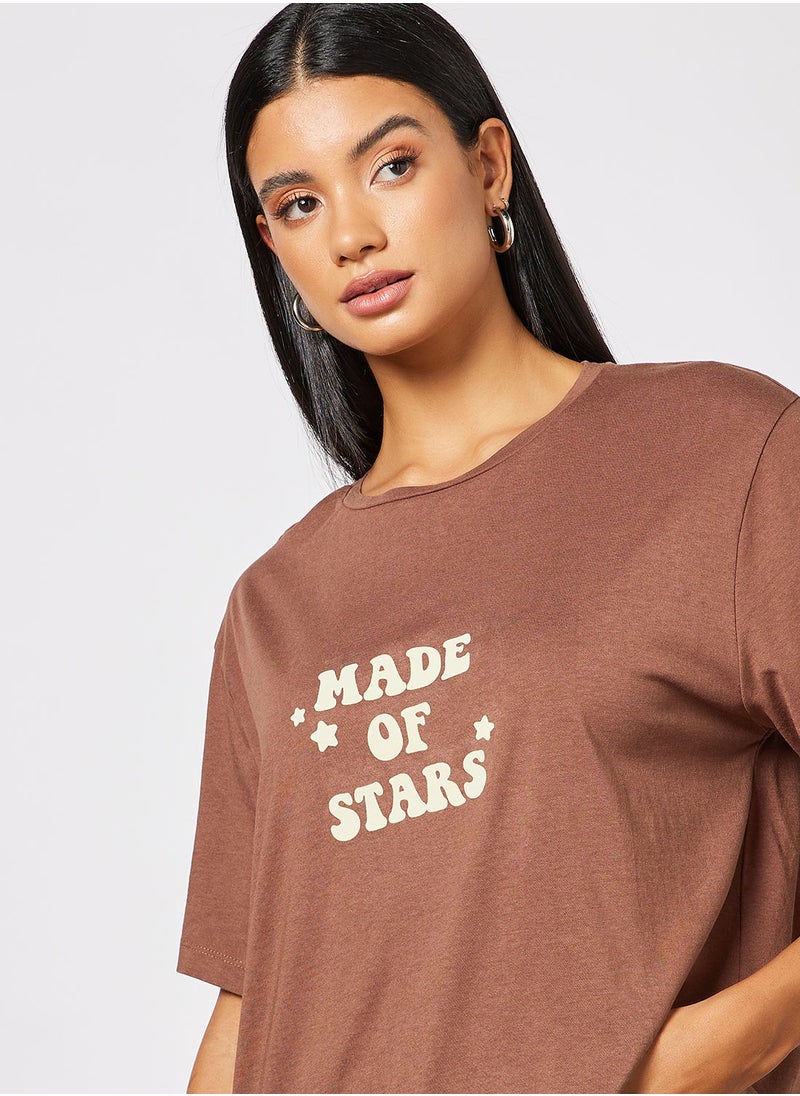 Charlie Holiday. - Slogan Print Boyfriend T-Shirt - Image 1