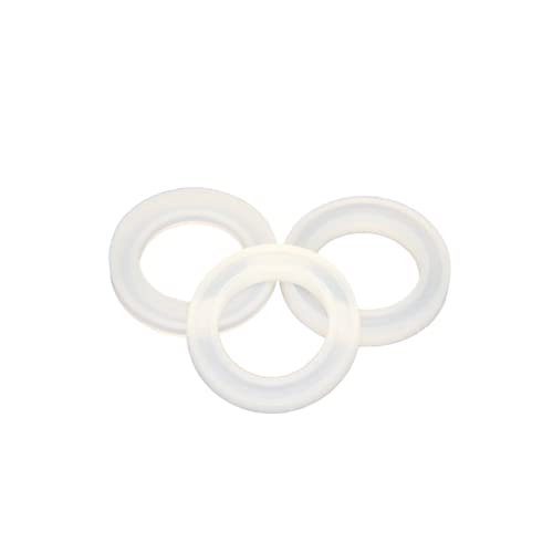 DRINCO Stainless Steel Water Bottle Spout Lid Seal Gasket Replacement (3-pack) - Image 1