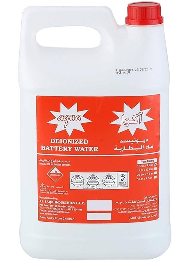 HTE - Aqua Deionized Battery Water 3.78 L 