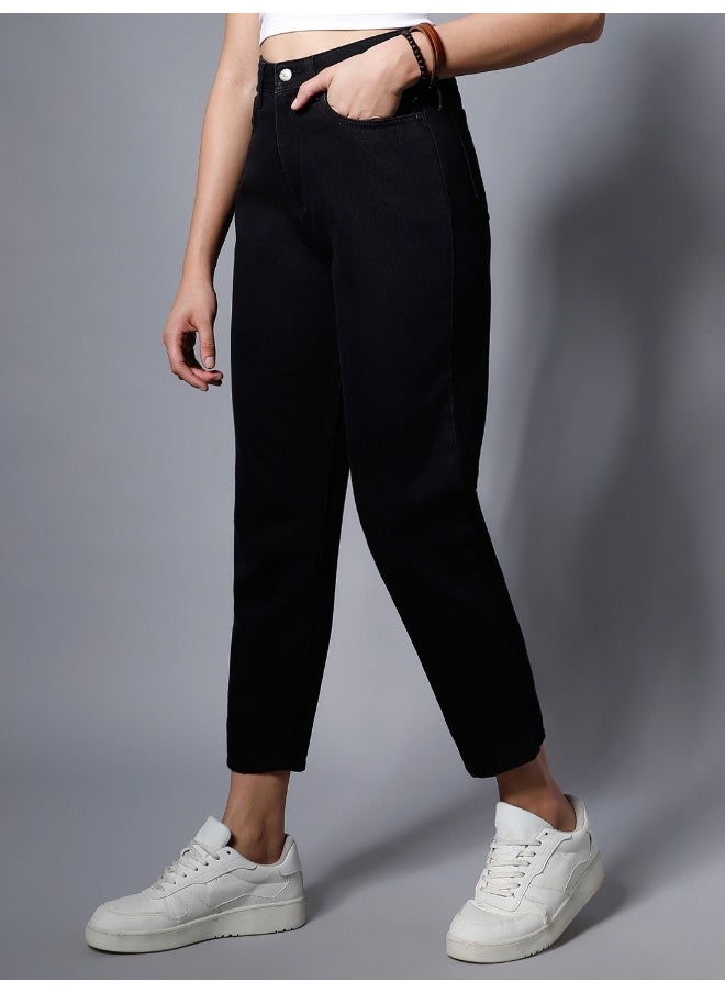 HIGH STAR - High-Rise Mom Fit Jeans for Women - Image 1