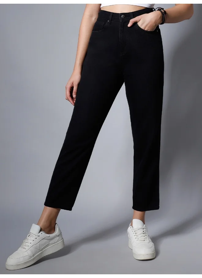 HIGH STAR High-Rise Mom Fit Jeans for Women