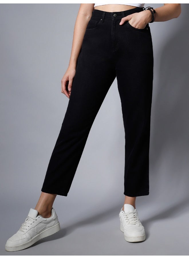 HIGH STAR - High-Rise Mom Fit Jeans for Women - Image 1