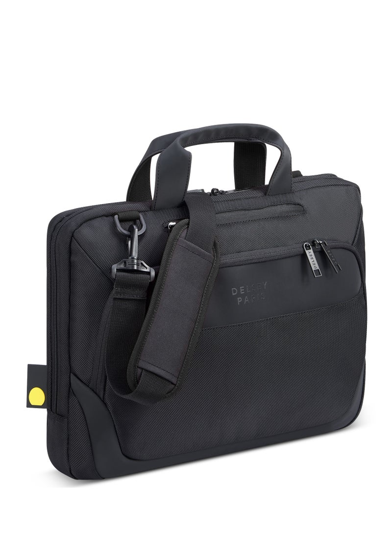 DELSEY Parvis Plus 1-Compartment Satchel Business Laptop Business Bag 15.6", 0.5kg, 11L PC - Black - Image 2