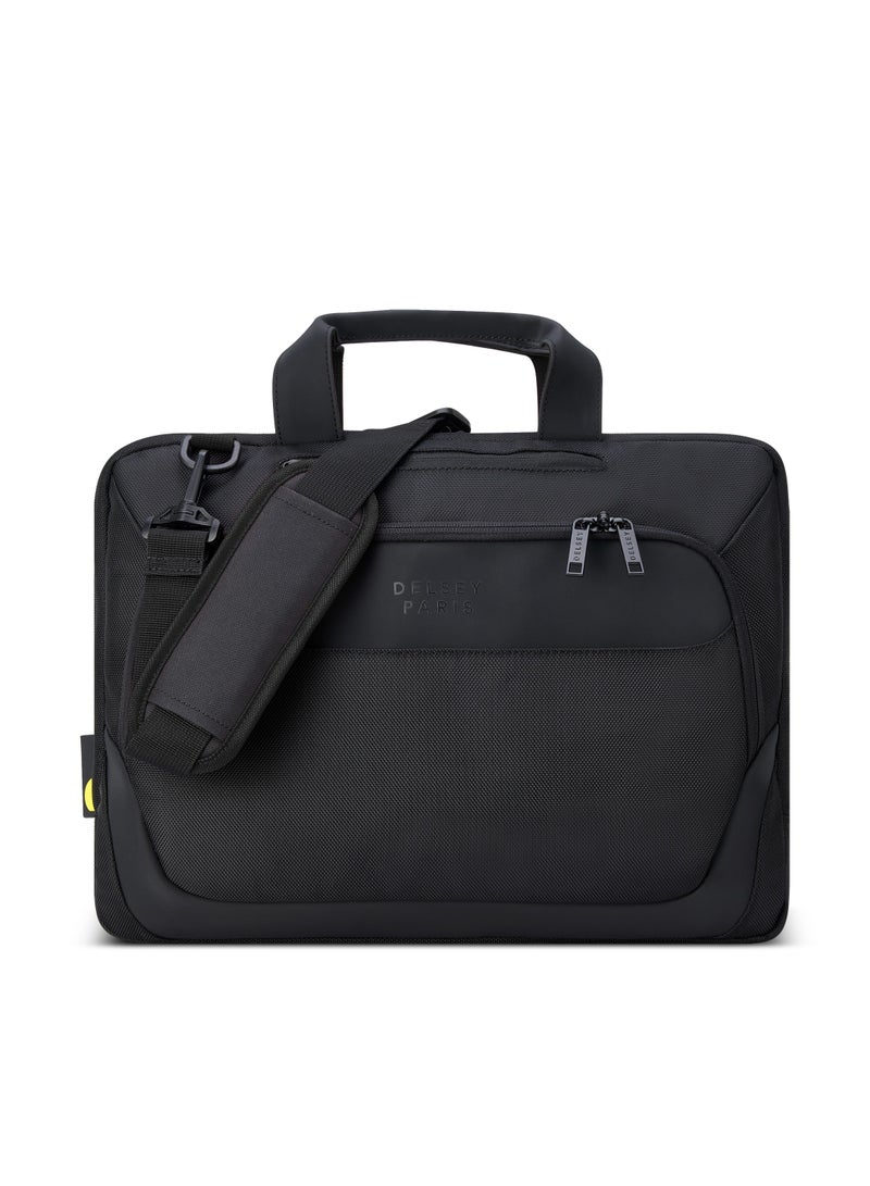 DELSEY Parvis Plus 1-Compartment Satchel Business Laptop Business Bag 15.6", 0.5kg, 11L PC - Black - Image 1