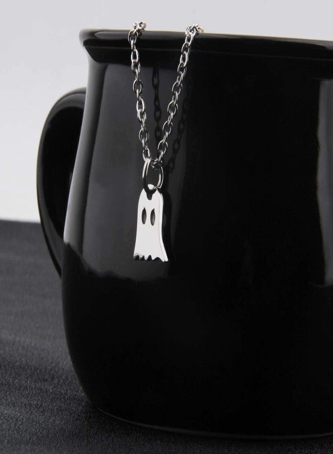 BNQL Tiny Cute Ghost Necklace Halloween Funny Jewelry - Image 5
