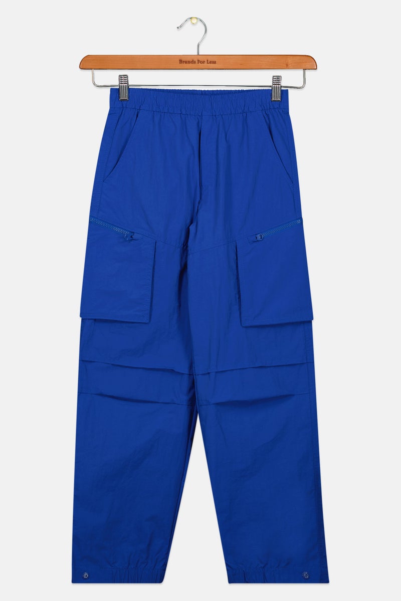 GAP Kids Boy Relaxed Fit Solid Jogger Pants, Blue - Image 2
