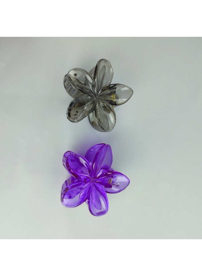 2 توكة شعر مشبك على شكل وردة - Image 5