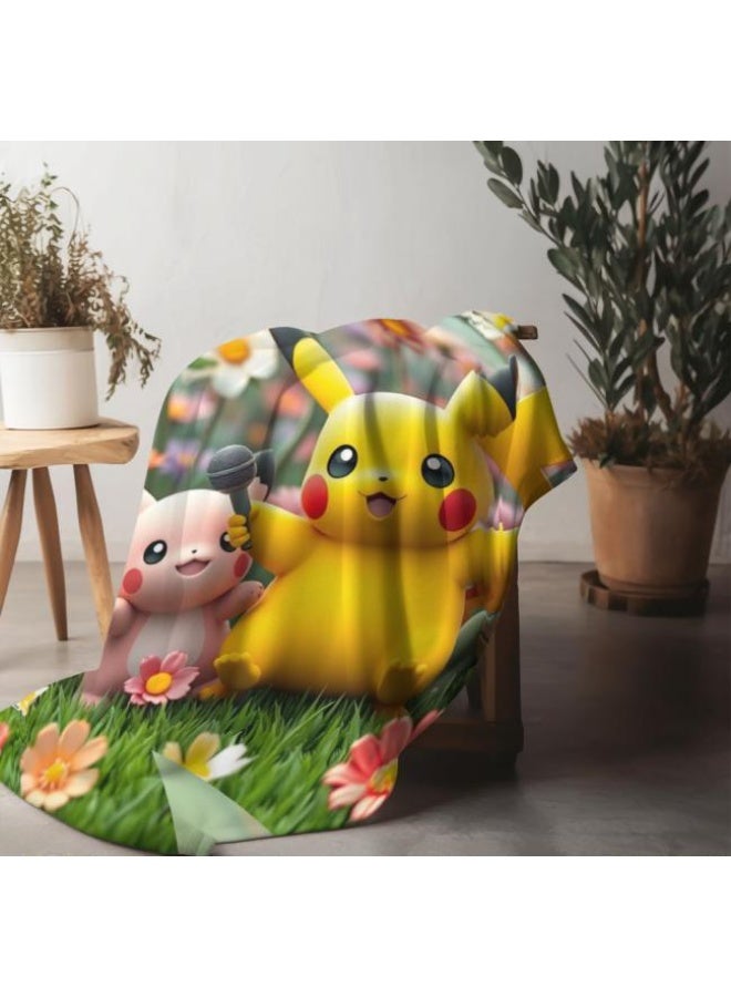 general Children's or student cartoon flannel thin blanket (warm and comfortable, suitable for sleep, games) 100cm*150cm - 623 - Image 3