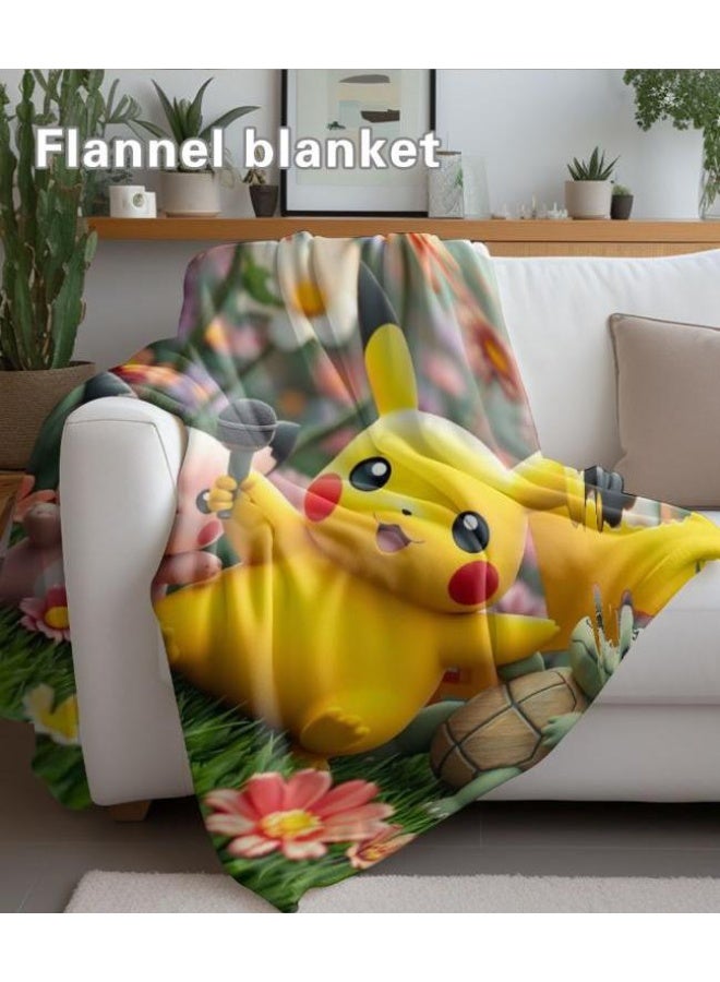 general Children's or student cartoon flannel thin blanket (warm and comfortable, suitable for sleep, games) 100cm*150cm - 623 - Image 4