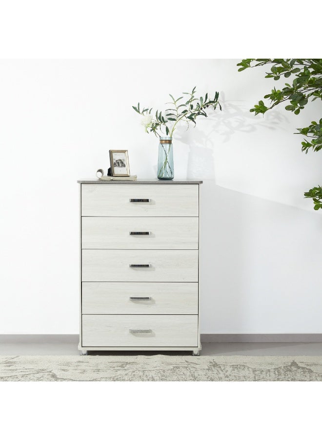 Home Box Alina Chest Of 5-Drawers 111.5 X 80 X 39 Cm  - Image 1